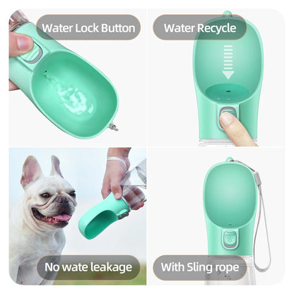 Portable Dog Water Bottle – Leakproof Travel Feeder