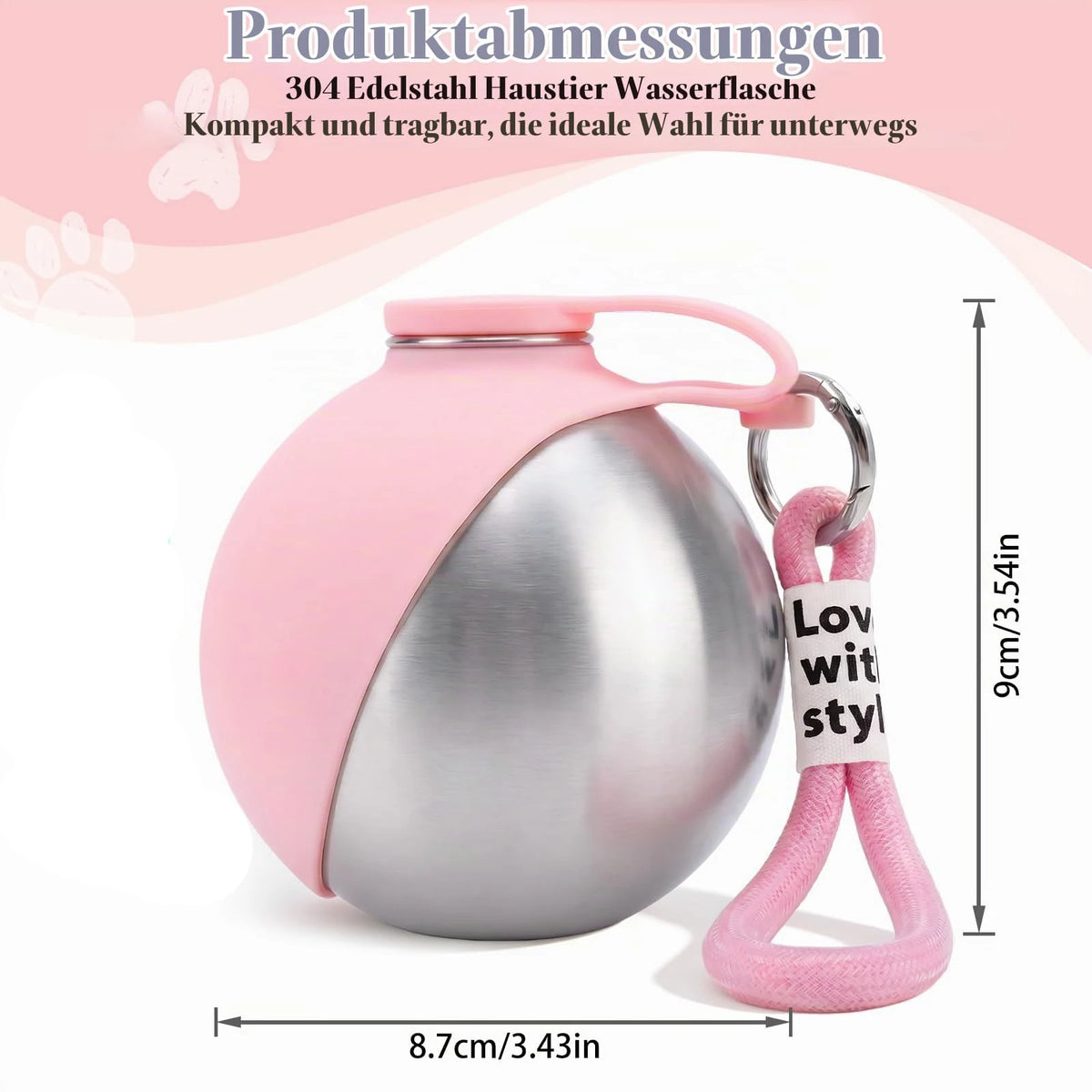 Adventure-Pro Stainless Steel Dog Water Bottle