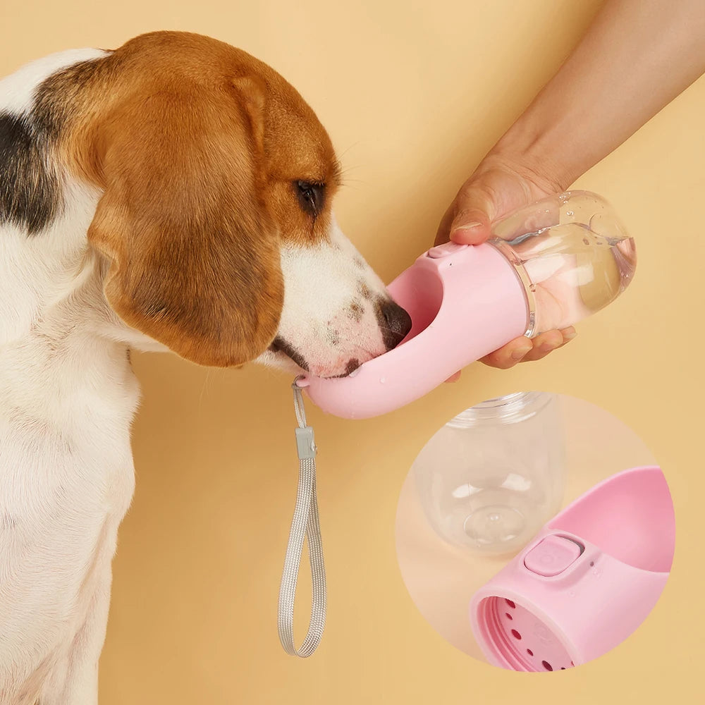 Portable Dog Water Bottle – Leakproof Travel Feeder